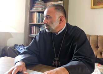 Abbot of the Gandzasar Monastery and Deputy Primate of the Artsakh Diocese Archimandrite Sahak Shakaryan
