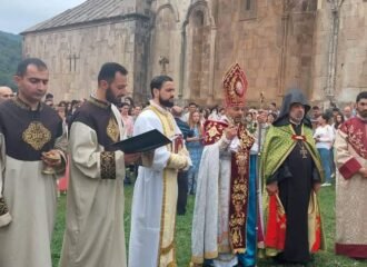 Գանձասարում տոնախմբվեց Քրիստոսի Պայծառակերպության տոնը