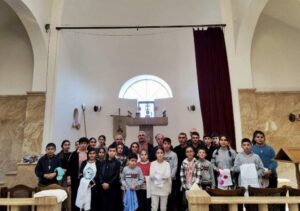 Крестились ученики воскресной школы Спитакашена