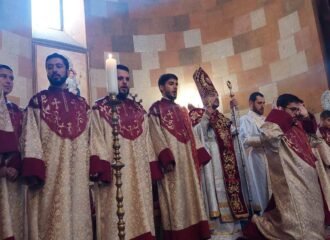 Рукоположение в сан священника в Арцахской епархии