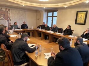 The final meeting of the clergy of the Artsakh Diocese at the end of the year