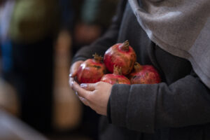 The ceremony of consecrating a pomegranate in the Artsakh Diocese