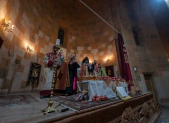 Чин освящения граната в Арцахской Епархии