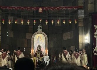 At the St. Gayane Monastery, the long-awaited news was announced by the Primate of the Artsakh Diocese