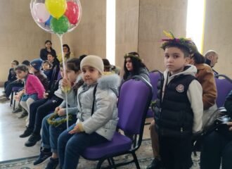 Blessing of the children of Artsakh at the Church of Saint Gregory the Illuminator