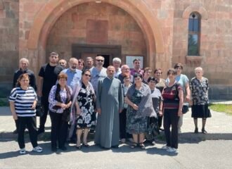 The Primate of Artsakh Visits Charentsavan