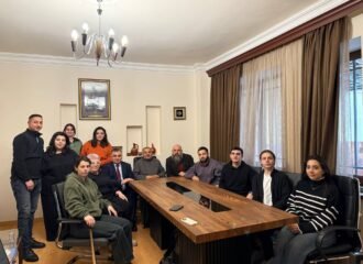 Ստեփանակերտի ՌԴԹ-ը հյուրընկալվեց Արցախի թեմի գրասենյակում