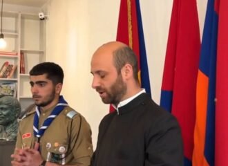 Հոգևոր հանդիպում «ՀՄԸՄ Արցախ»-ի սկաուտների հետ