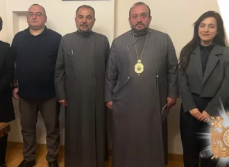 Հովակիմ Սրբազանի այցը Արցախի թեմի գրասենյակ