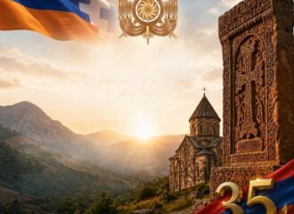 ՕՐՀՆՈՒԹՅԱՆ ԽՈՍՔ ԱՐՑԱԽԻ ՀԱՆՐԱՊԵՏՈՒԹՅԱՆ ԱՆԿԱԽՈՒԹՅԱՆ ՀՌՉԱԿՄԱՆ 35-ՐԴ ՏԱՐԵԴԱՐՁԻ ԱՌԹԻՎ
